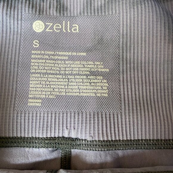 ZELLA BNWOT Seamless Ankle Leggings Sz Small Purple New Pull on Hi Waist. - Picture 4 of 6